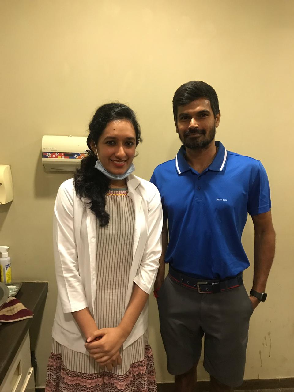 Patient with Dr Aishwarya